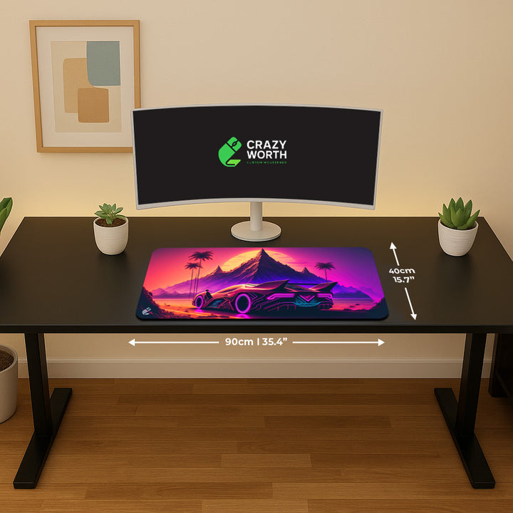 Voiture de sport futuriste