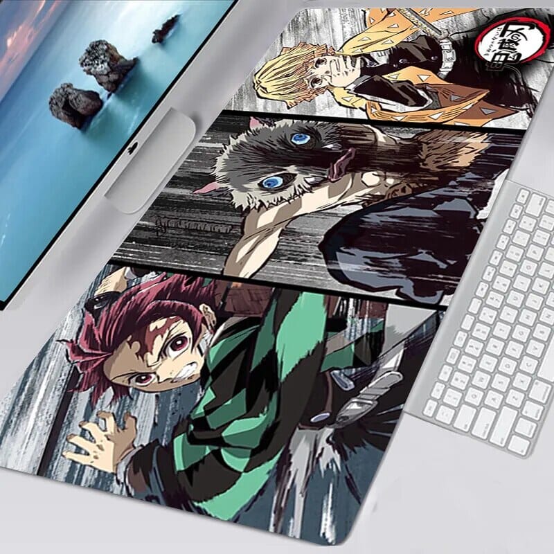 Tapis de souris Demon Slayer trois portaits - CrazyWorth