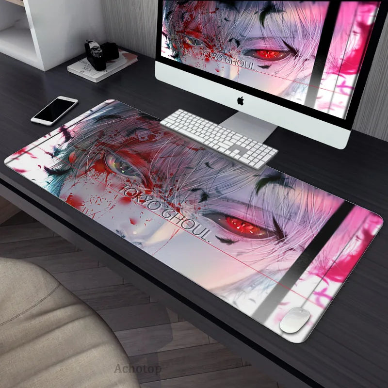 Tapis de souris kaneki ken regard bestiale - CrazyWorth