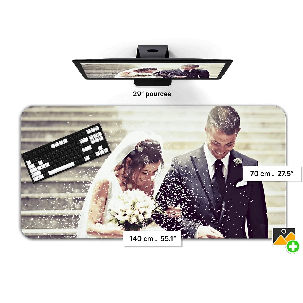 Tapis de Souris Personnalisé<br> 140x70 cm - CrazyWorth