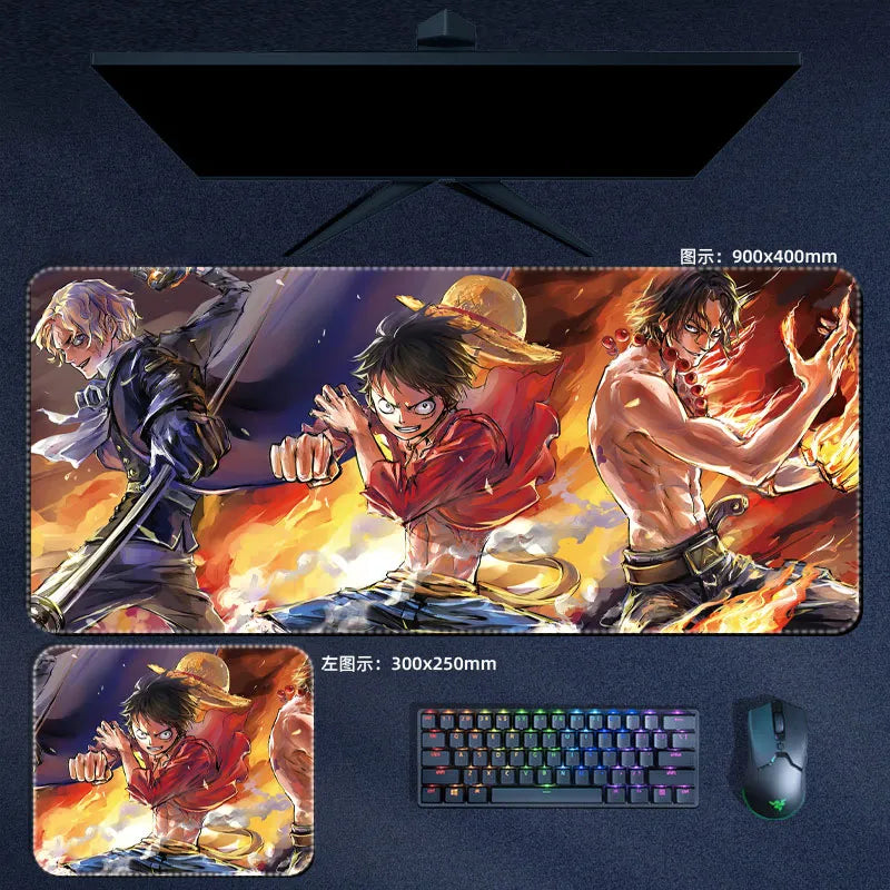 Tapis de souris one piece "Luffy en combat" - CrazyWorth