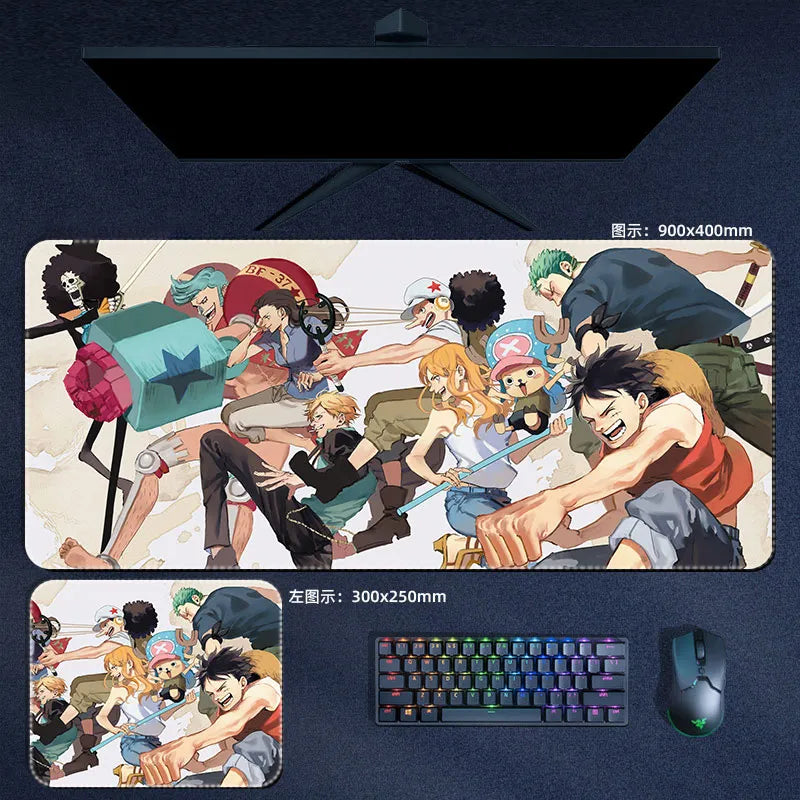 Tapis de souris one piece "Et c'est parti" - CrazyWorth