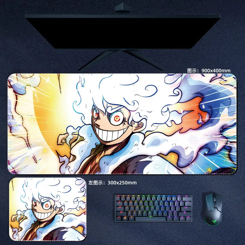 Tapis de souris Luffy transformation gear 5 - CrazyWorth