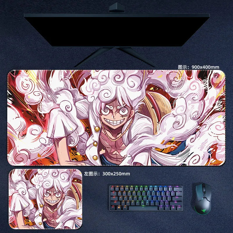 Tapis de souris Luffy cheveu blanc - CrazyWorth