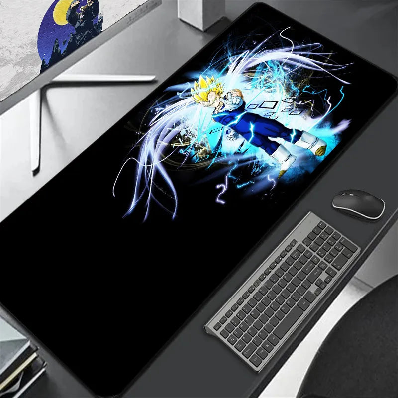 Tapis de souris Vegeta en super saiyan fond noir - CrazyWorth