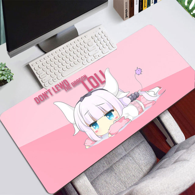 Tapis de souris XXL <br> Kawaii jeune fille endormie - CrazyWorth