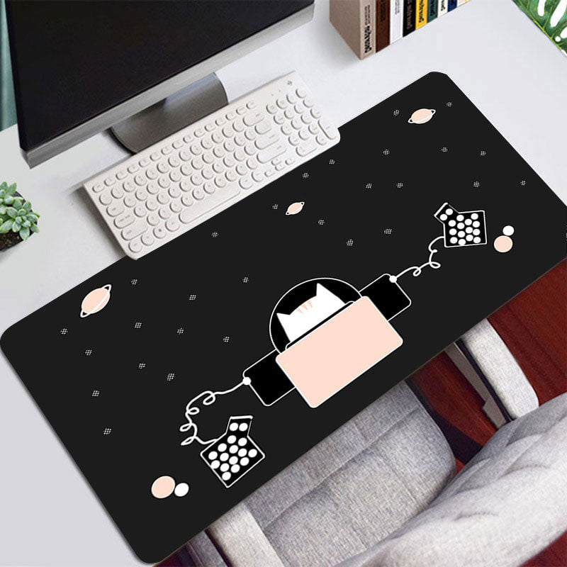 Tapis de souris XXL <br> Kawaii tournesols - CrazyWorth