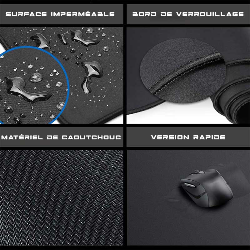 Tapis de Souris Personnalisé<br> 44x35 cm - CrazyWorth