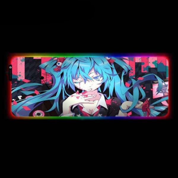 Tapis de Souris<br> RGB XXL Hatsune Miku - CrazyWorth