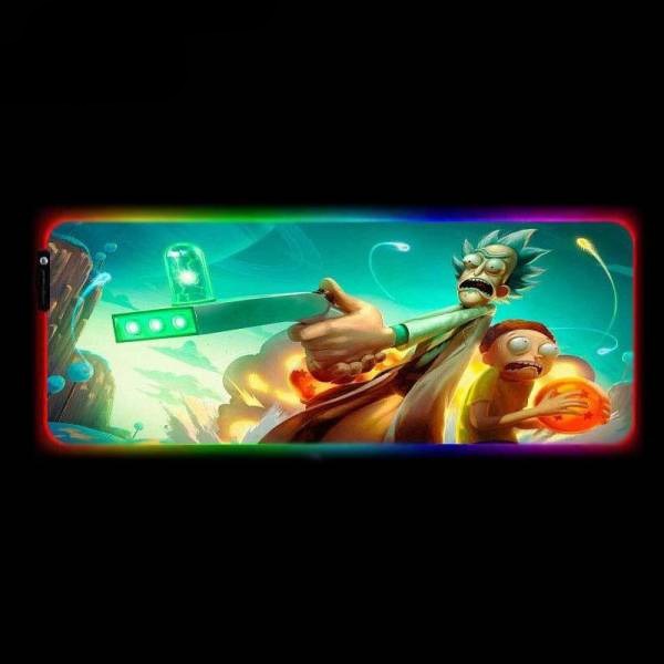 Tapis de Souris<br> RGB XXL Rick and Morty Dragon Ball z - CrazyWorth