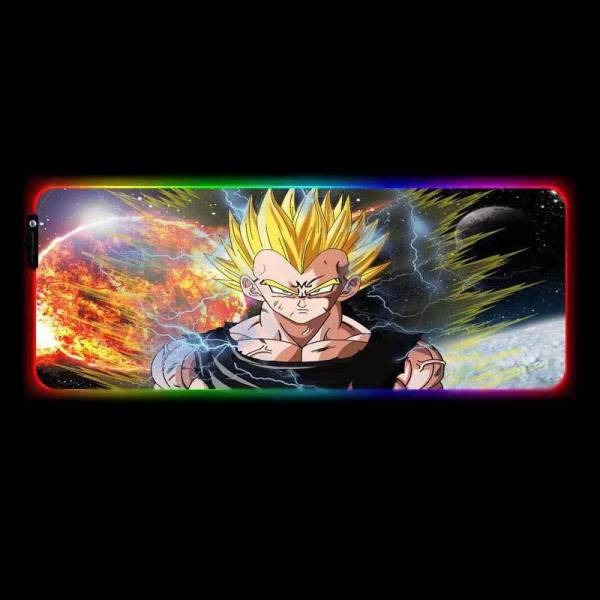 Tapis de Souris<br> RGB XXL Vegeta Super Saiyan 2 - CrazyWorth