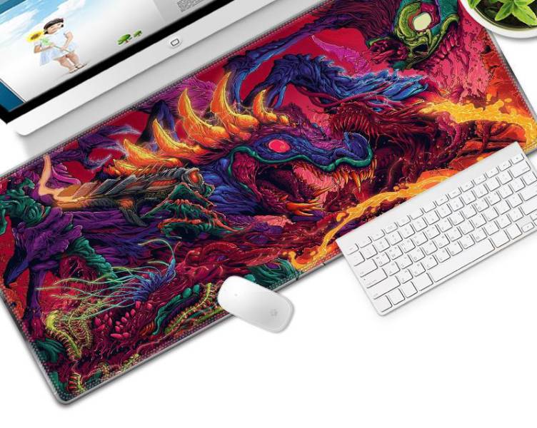Tapis de Souris XXL<br> Dragon Mutant - CrazyWorth