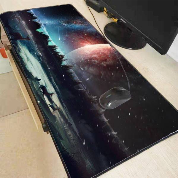Tapis de Souris XXL<br> Lune Coloré - CrazyWorth