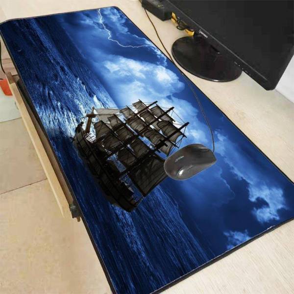 Tapis de Souris XXL<br> Navire sur Mer - CrazyWorth