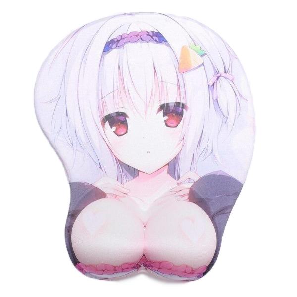 Tapis de souris seins Kawaii - CrazyWorth