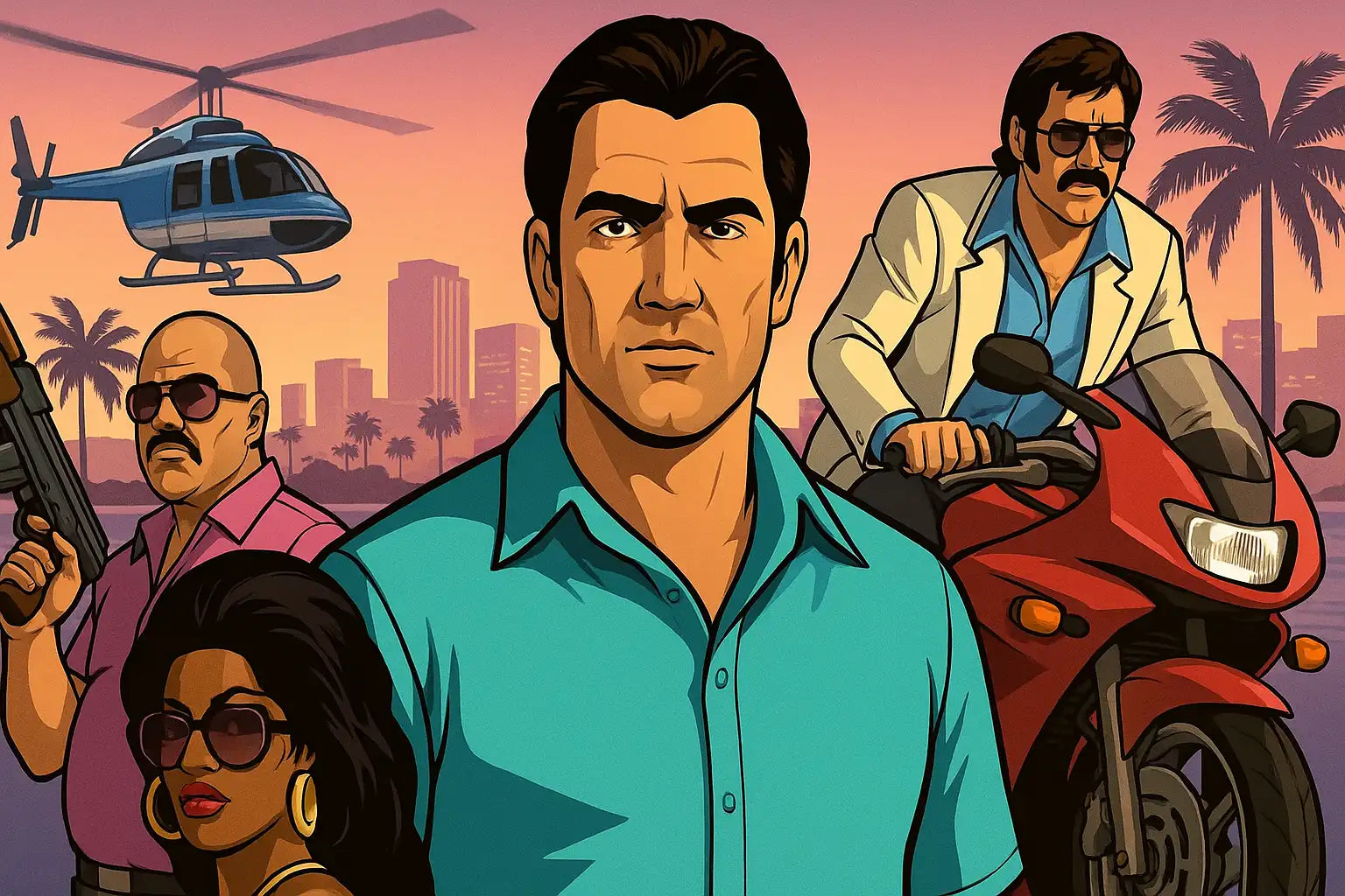 20 ans plus tard… Voici combien d’heures il faut VRAIMENT pour finir GTA Vice City