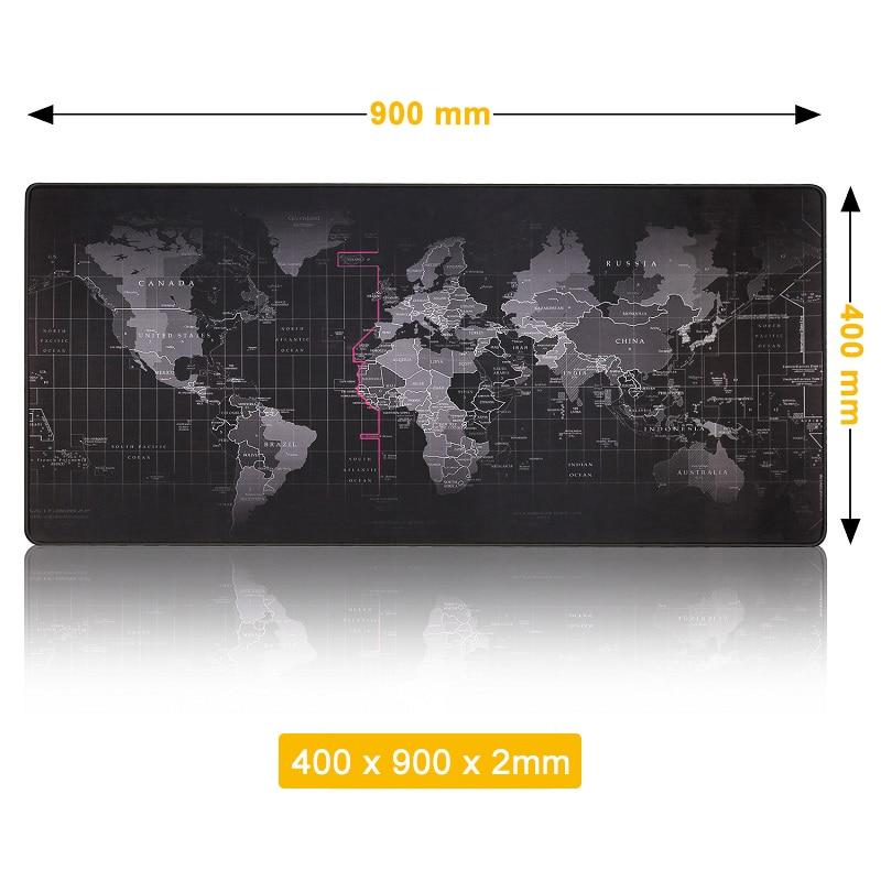 Tapis de Souris XXL<br> Carte du Monde - CrazyWorth