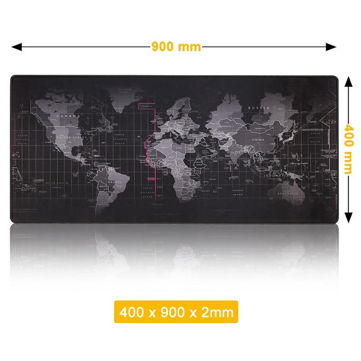 Tapis de Souris XXL<br> Carte du Monde - CrazyWorth