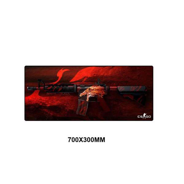 Tapis de souris XXL<br> Arme CSGO M4A4 Howl - CrazyWorth