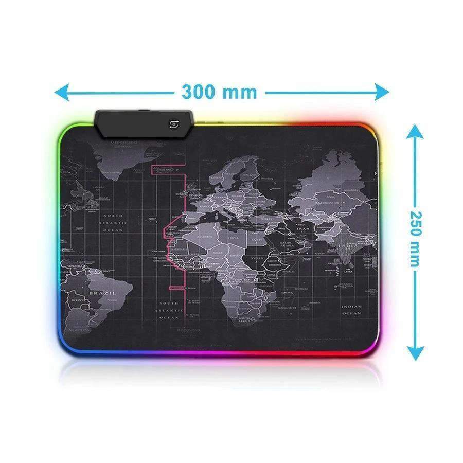 Tapis de Souris<br> RGB XL Carte du Monde - CrazyWorth