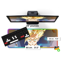 Thumbnail for Tapis de Souris Personnalisable RGB<br> 80x30 cm - CrazyWorth