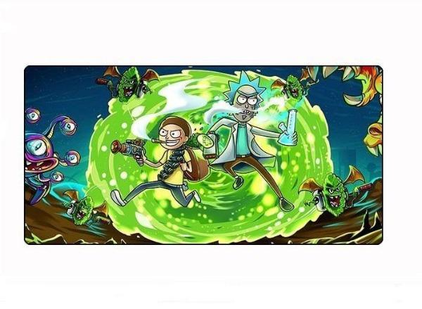 Tapis de souris manga Rick et Morty<br> Portail Dimensionnel - CrazyWorth