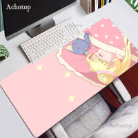 Thumbnail for Kawaii Large Mousepad Game Mouse Pad Gamer Big Mouse Mat Cute PC Computer XXL Mouse Carpet Surface Mause Pad Keyboard Desk Mat - CrazyWorth
