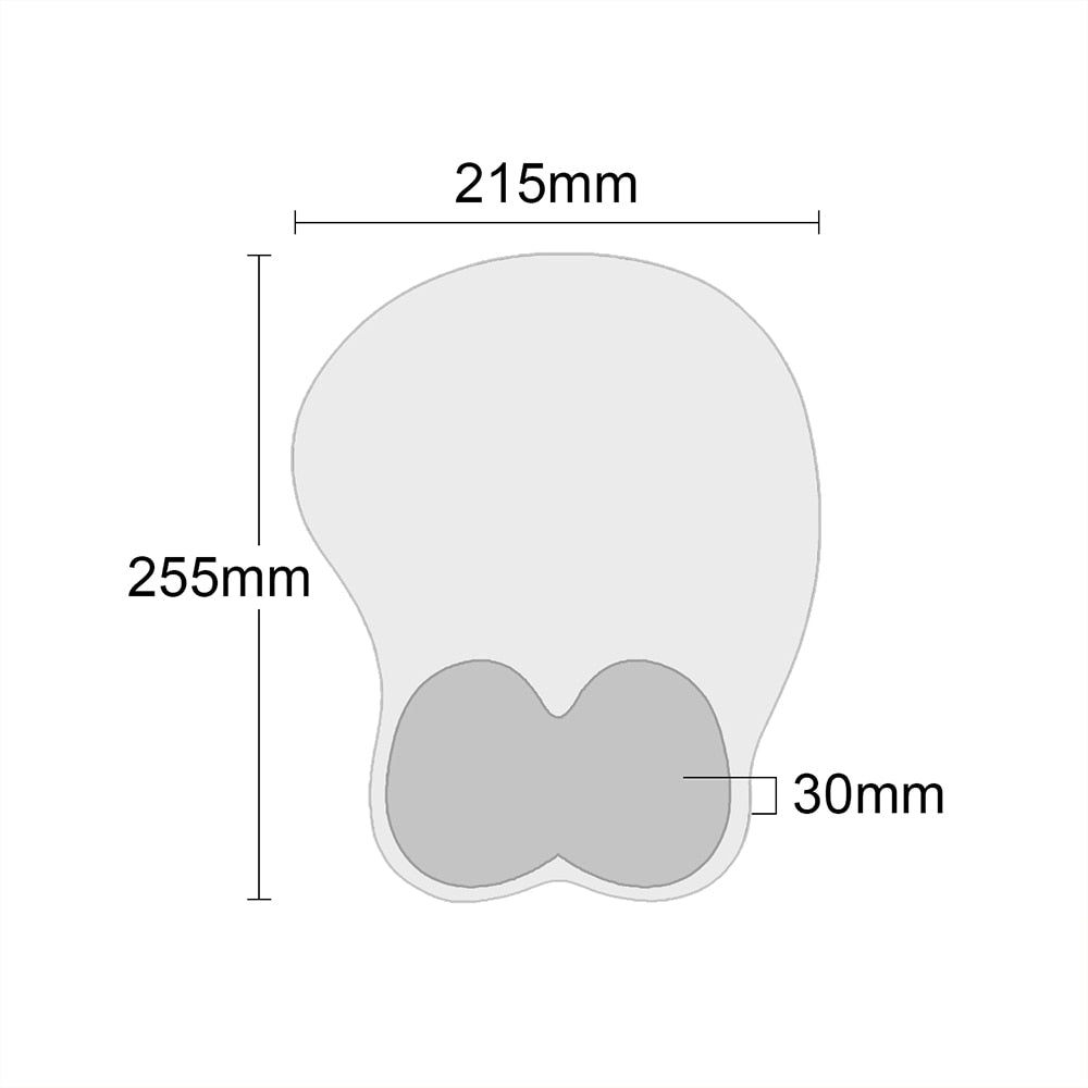 Tapis de souris seins Sirius Dakimakura - CrazyWorth