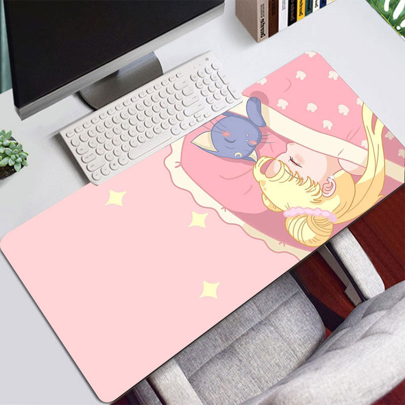 Tapis de souris XXL <br> Kawaii dessins animés endormis - CrazyWorth