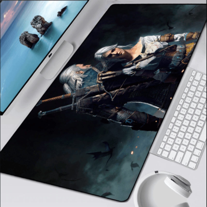 Tapis de souris XXL<br> The Witcher Geralt et Ciri - CrazyWorth