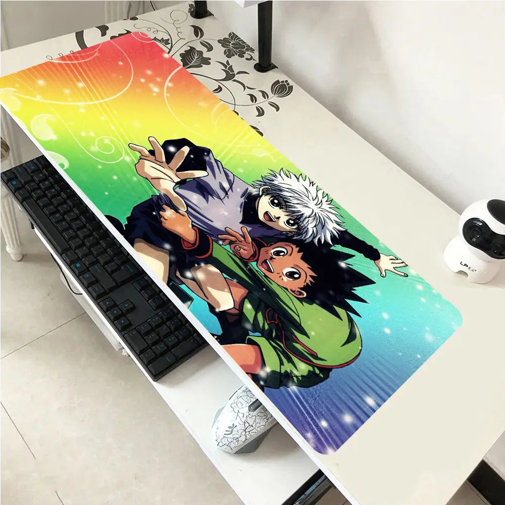 Tapis de souris manga hunter x hunter<br> fond arc-en-ciel - CrazyWorth