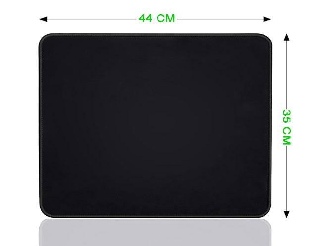 Tapis de souris noir 44X35 cm - CrazyWorth