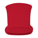 Tapis de Souris Ergonomique<br> Canal Carpien Rouge - CrazyWorth