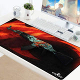 Tapis de souris XXL<br> Arme CSGO AK 47 Aigue Marine - CrazyWorth