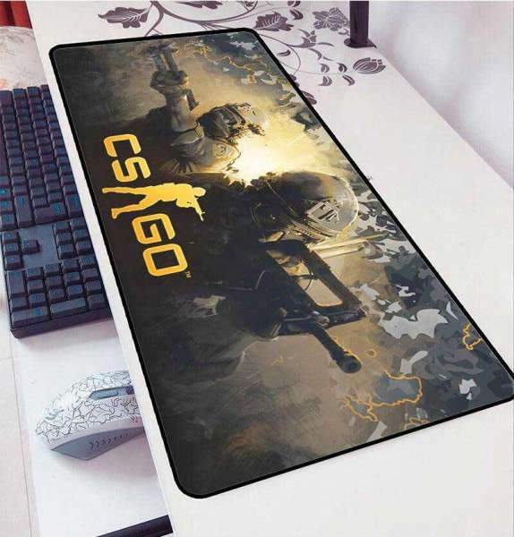 Tapis de souris XXL<br> Arme CSGO Duo Inséparable - CrazyWorth