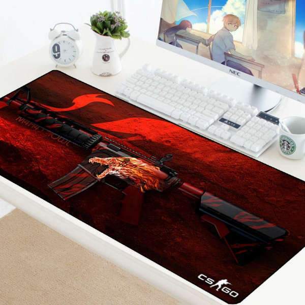 Tapis de souris XXL<br> Arme CSGO M4A4 Howl - CrazyWorth