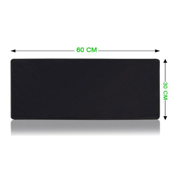 Tapis de souris noir 60x30 cm - CrazyWorth