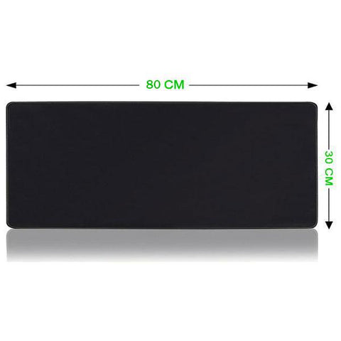 Tapis de souris noir 80x30 cm - CrazyWorth