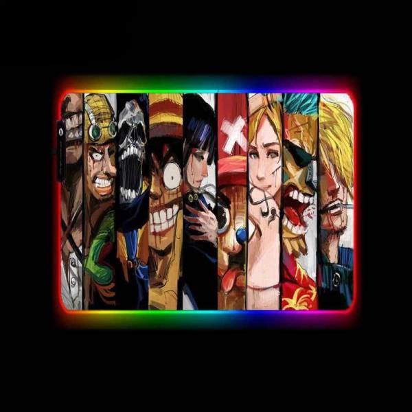 Tapis de Souris RGB XL<br> Equipe One Piece - CrazyWorth