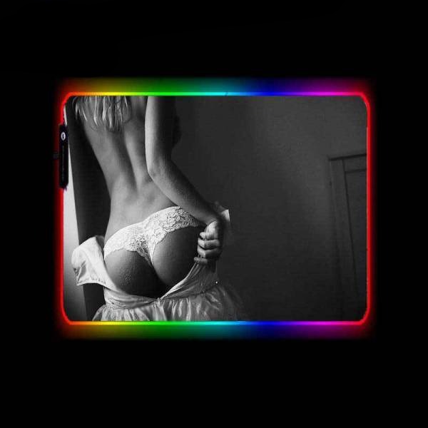 Tapis de Souris<br> RGB XL Fille Sexy - CrazyWorth