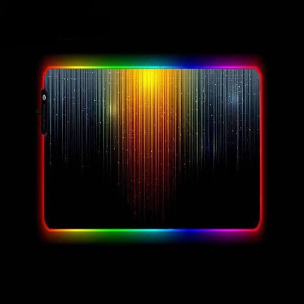 Tapis de souris gaming avec éclairage RGB, grand format (XXL