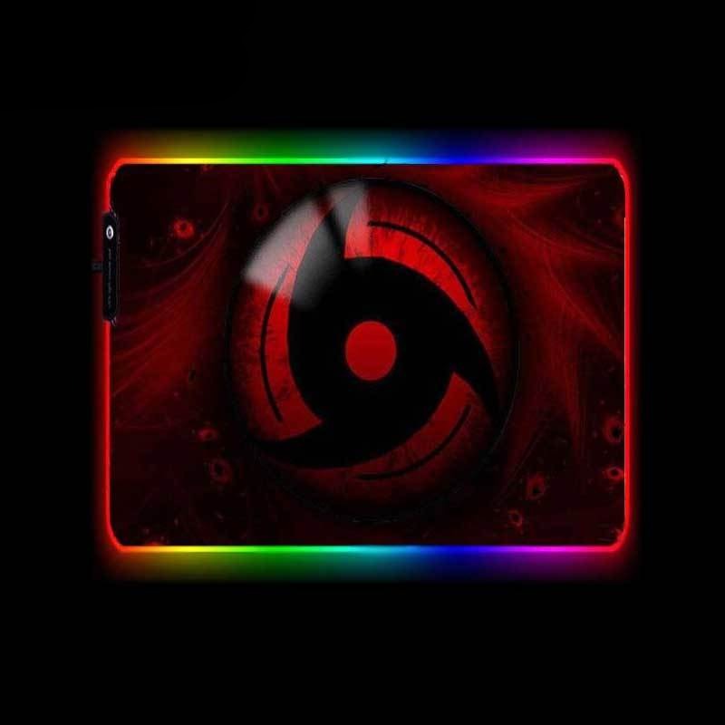 Tapis de Souris RGB XL<br> Mangekyou Sharingan - CrazyWorth