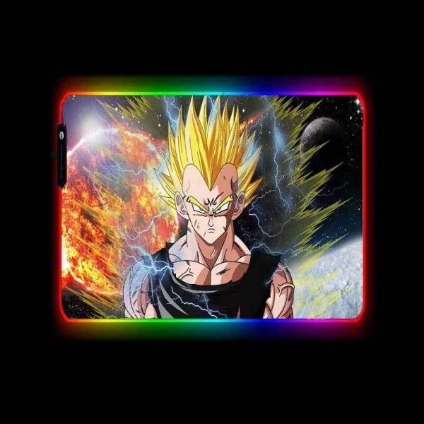 Tapis de Souris<br> RGB XL Vegeta Super Saiyan 2 - CrazyWorth