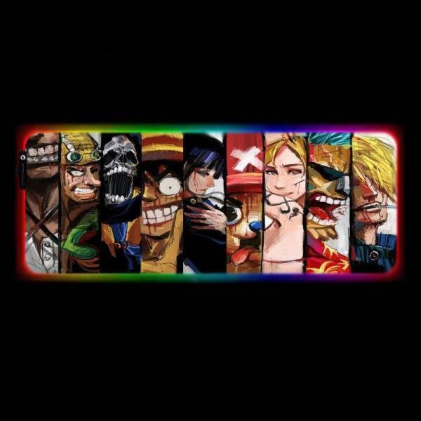 Tapis de Souris<br> RGB XXL Equipe One Piece - CrazyWorth
