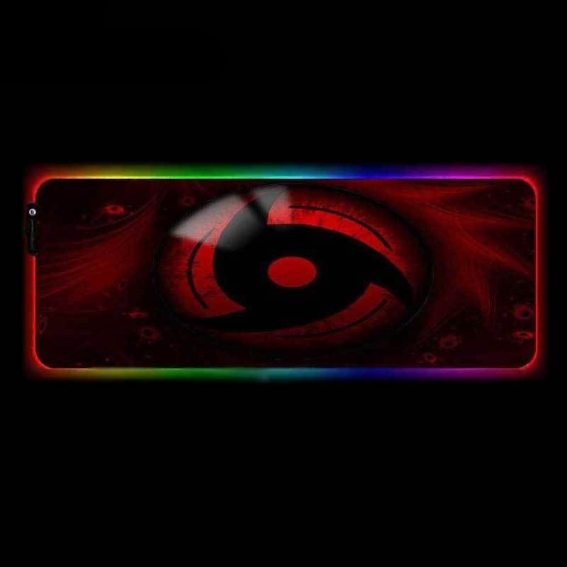 Tapis de Souris<br> RGB XXL Mangekyou Sharingan - CrazyWorth