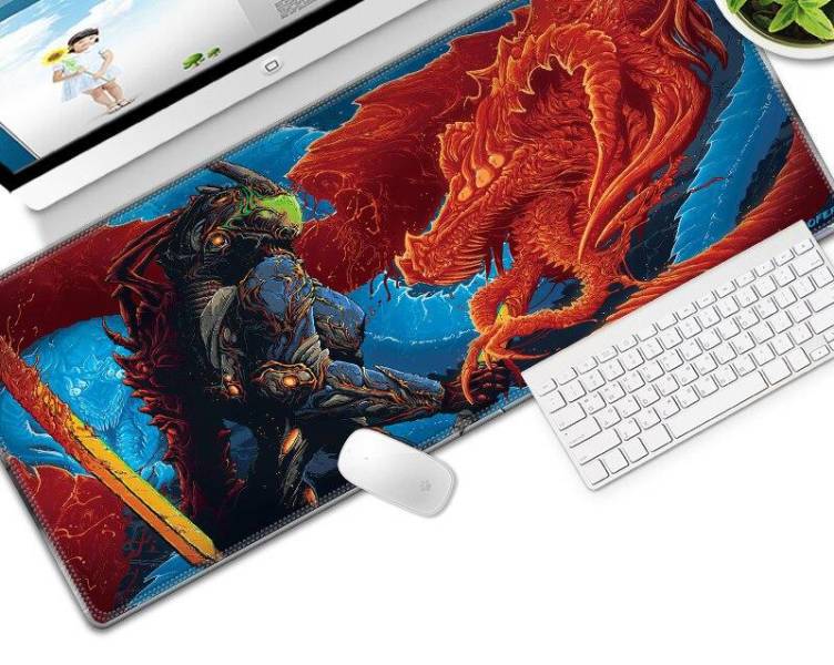 Tapis de Souris XXL<br> Alien vs Démon - CrazyWorth