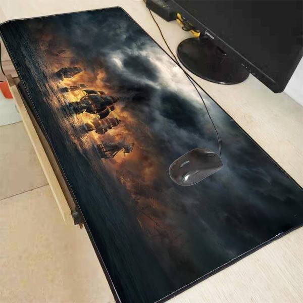 Tapis de Souris XXL<br> Bateaux Pirates - CrazyWorth