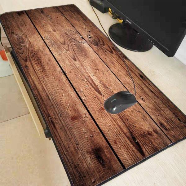 Tapis de Souris XXL<br> Bois Brun - CrazyWorth