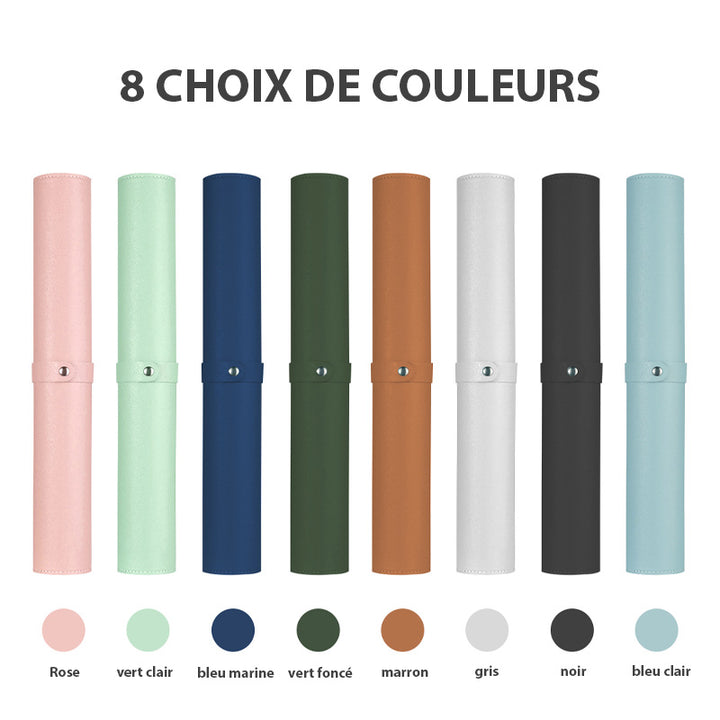 Tapis de souris XXL<br> cuir noir - CrazyWorth