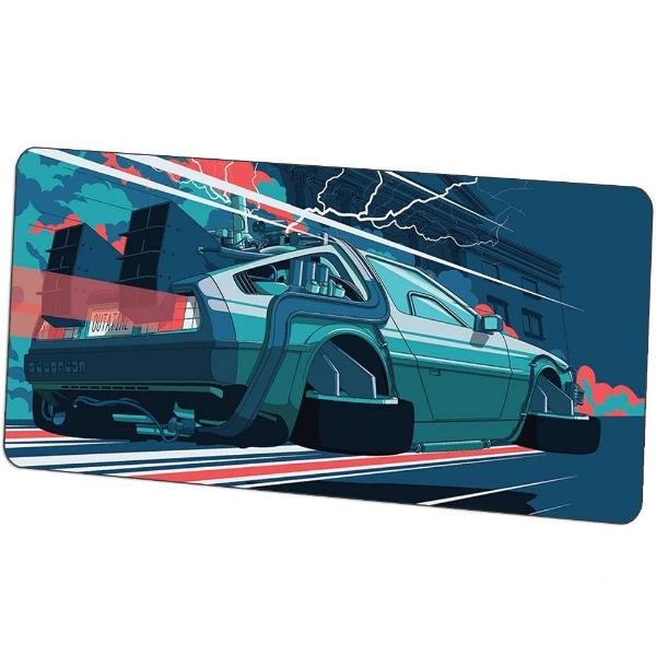 Tapis de Souris XXL Retour Vers Le Futur<br> DeLorean Volante - CrazyWorth